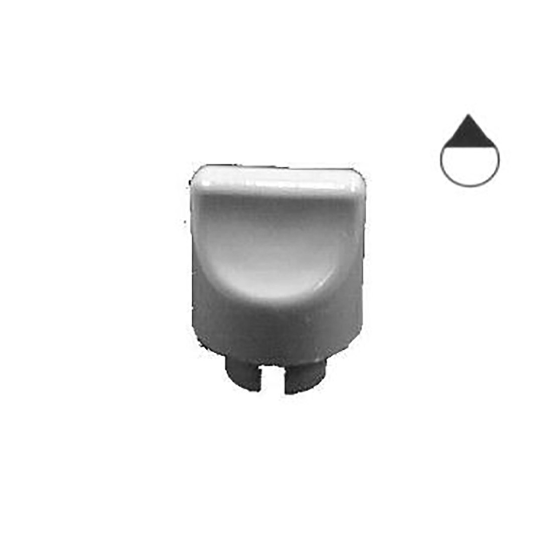 MANOPOLA ARISTON FORO 7 G+9 BIANCA P.I. - M0227 - immagine 1